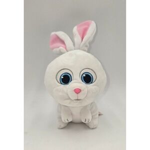 Ty Secret Life of Pets Snowball Bunny Plush White Rabbit Beanie Baby